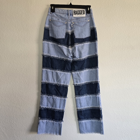 The Ragged Priest High Rise Patchwork Jeans - Picture 2 of 7